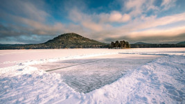 Máchovo jezero zima lk